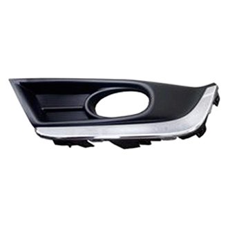 HONDA CRV 2019 FOG LAMP BEZEL FR LH BLACK W/CHROME TRIM HO1038135