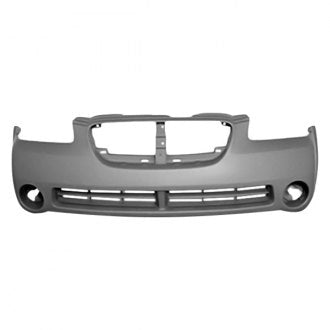 NISSAN MAXIMA 2002 BUMPER FR PRIMED W/FOG LAMP HOLE NI1000192