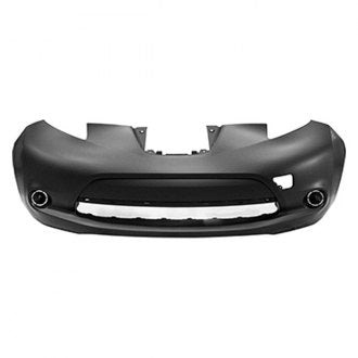 NISSAN LEAF 2013 BUMPER FR PRIMED W/O FOG LAMP HOLE(TO BE CUT FOR USE W/FOG) NI1000297