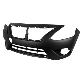 NISSAN VERSA SEDAN 2015 BUMPER FR PRIMED W/CHROME MOULDING PTM NI1000300