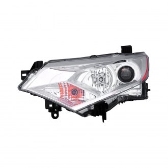 NISSAN QUEST 2015 HEAD LAMP LH HALOGEN FROM 4/12/12 HQ NI2502229
