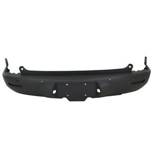 CHEVROLET TRAVERSE 2009 BUMPER REAR SINGLE EXHAUST TEXTURED W/O SENSOR HOLE CAPA