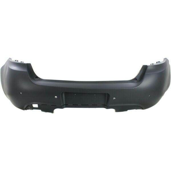 DODGE DART 2013 BUMPER REAR PRIMED W/SENSOR HOLE CAPA