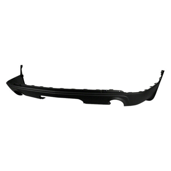 CHEVROLET TRAVERSE 2017 BUMPER REAR LOWER DARK GRAY DUAL EXHAUST HOLE O TOW