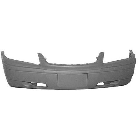 CHEVROLET IMPALA 2001 BUMPER FRONT PRIMED BASE MODEL W/ BUILT-IN MOULDING