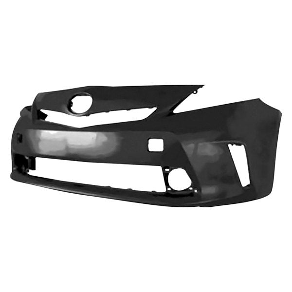 TOYOTA PRIUS V 2013 BUMPER FRONT PRIMED W/O SENSOR W/O WASHER HOLE CAPA TO1000388C - Moe's Auto Parts