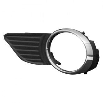 TOYOTA SIENNA 2013 FOG LAMP BEZEL FR LH MATTE-BLACK W/CHROME MLD EXCLUDE SE TO1038146