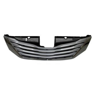 TOYOTA SIENNA 2012 GRILLE BLACK W/O CRUISE CONTROL W/PREMIUM PKG LTD/XLE MODEL TO1200335